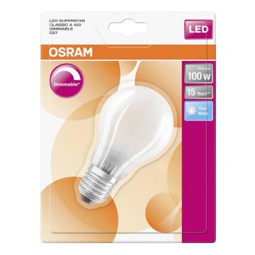 Ampoule à intensité variable LED E27/12W/230V 4000K - Osram