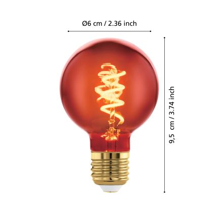 Ampoule à intensité variable LED E27/4W/230V 2000K - Eglo 110198