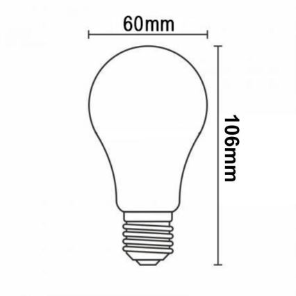 Ampoule à intensité variable LED FILAMENT A60 E27/11W/230V 3000K