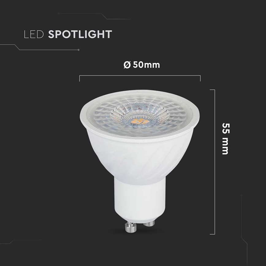 Ampoule à intensité variable LED GU10/6W/230V 4000K 110°