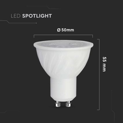 Ampoule à intensité variable LED GU10/6W/230V 6500K 38°