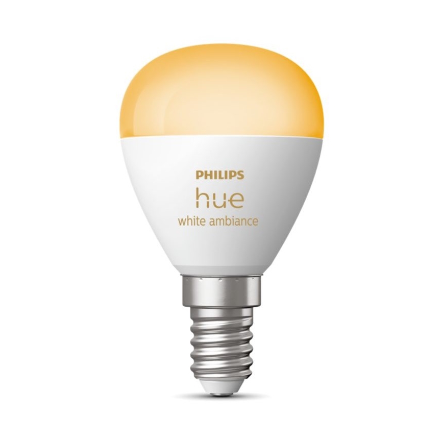 Ampoule à intensité variable LED Philips Hue WHITE AMBIANCE P45 E14/5,1W/230V 2200-6500K