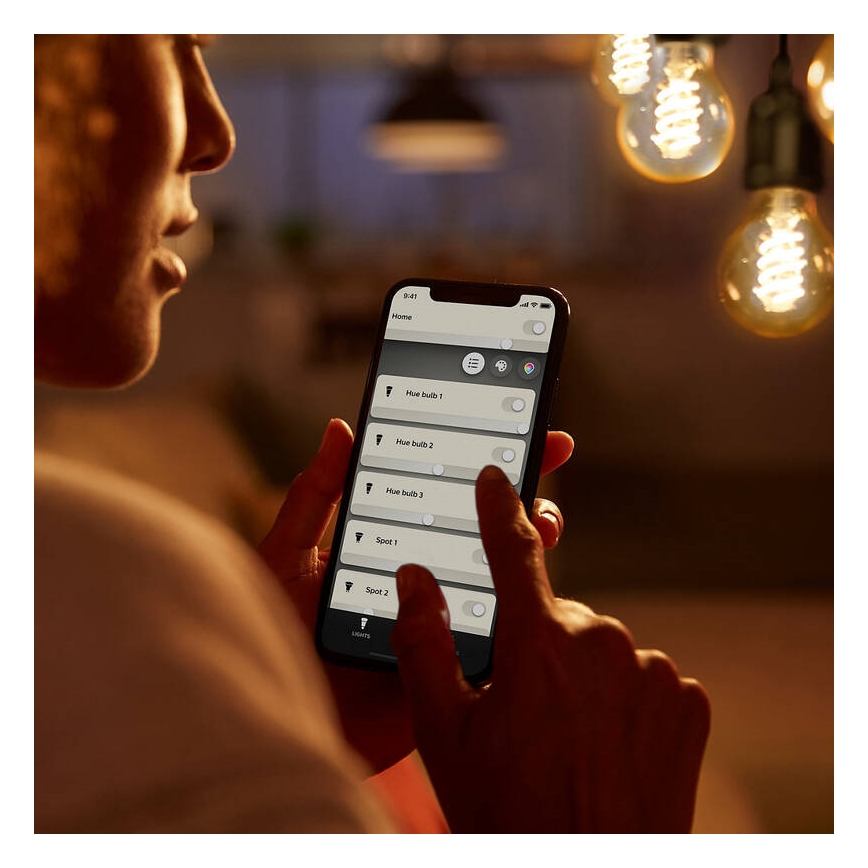Ampoule à intensité variable LED Philips Hue WHITE FILAMENT G93 E27/7,2W/230V 2100K