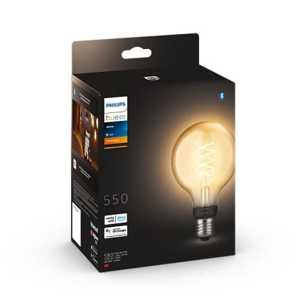 Ampoule à intensité variable LED Philips Hue WHITE FILAMENT G93 E27/7,2W/230V 2100K