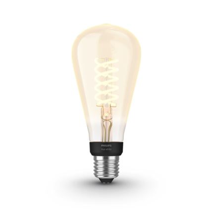 Ampoule à intensité variable LED Philips Hue WHITE FILAMENT ST72 E27/7W/230V 2100K