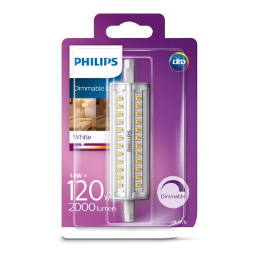 Ampoule à intensité variable LED Philips R7s/14W/230V 3000K 118mm