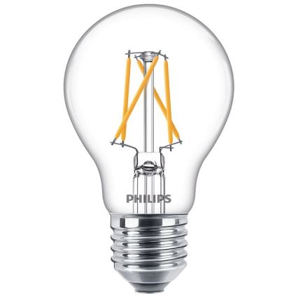 Ampoule à intensité variable LED Philips Warm Glow A60 B22/7W/230V 2200-2700K CRI 90