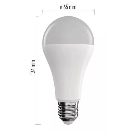 Ampoule à intensité variable LED RGB GoSmart A65 E27/14W/230V 2700-6500K Wi-Fi Tuya