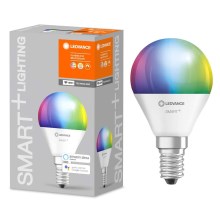 Ampoule à intensité variable LED RGB SMART+ E14/5W/230V 2700K-6500K Wi-Fi - Ledvance