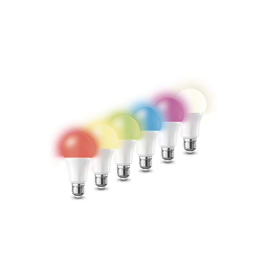 Ampoule dimmable LED RGB SMART WIFI E27/10W/230V