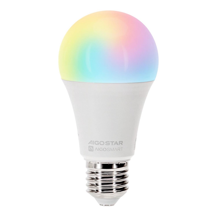 Ampoule à intensité variable LED RGBW A60 E27/12W/230V 2700-6500K Wi-Fi - Aigostar