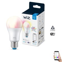 Ampoule à intensité variable LED RGBW  A60 E27/8W/230V 2200-6500K CRI 90 Wi-Fi -WiZ