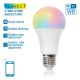 Ampoule à intensité variable LED RGBW A60 E27/9W/230V 2700-6500K Wi-Fi - Aigostar