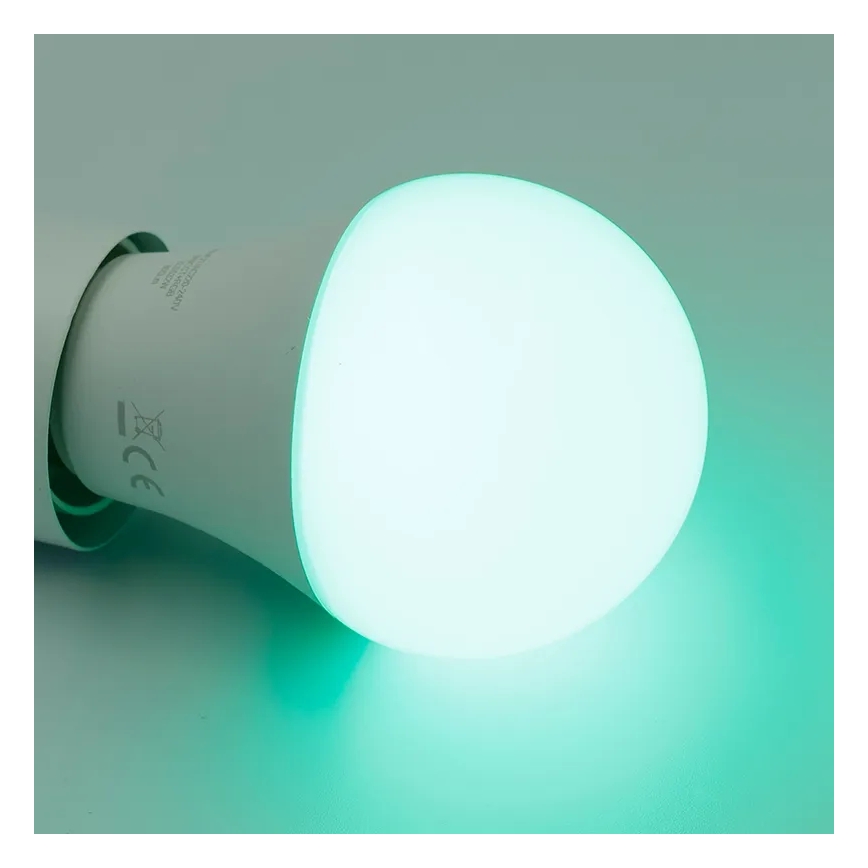 Ampoule à intensité variable LED RGBW A60 E27/9W/230V 2700-6500K Wi-Fi Tuya