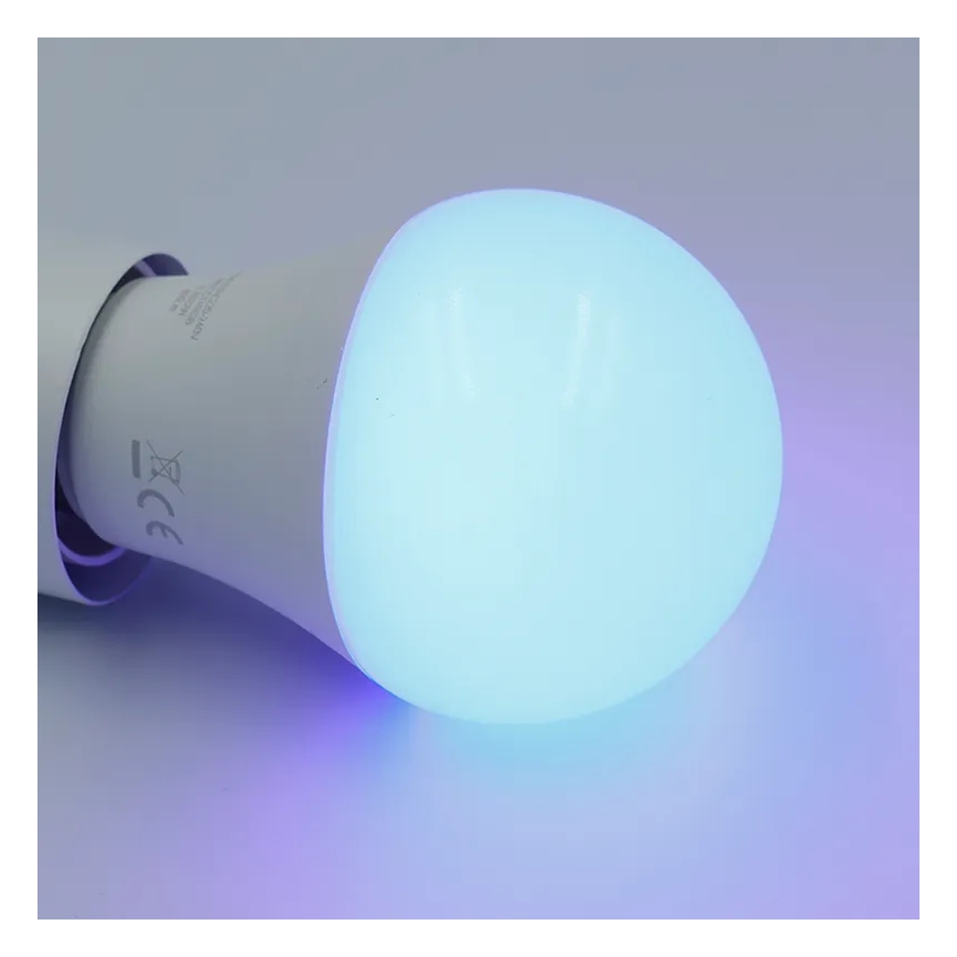 Ampoule à intensité variable LED RGBW A60 E27/9W/230V 2700-6500K Wi-Fi Tuya