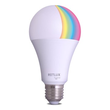 Ampoule à intensité variable LED RGBW A70 E27/14W/230V 2700-6500K Wi-Fi Tuya