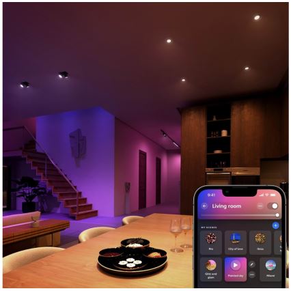 Ampoule à intensité variable LED RGBW Philips Hue White And Color Ambiance GU5,3/MR16/6,3W/12V 2000-6500K