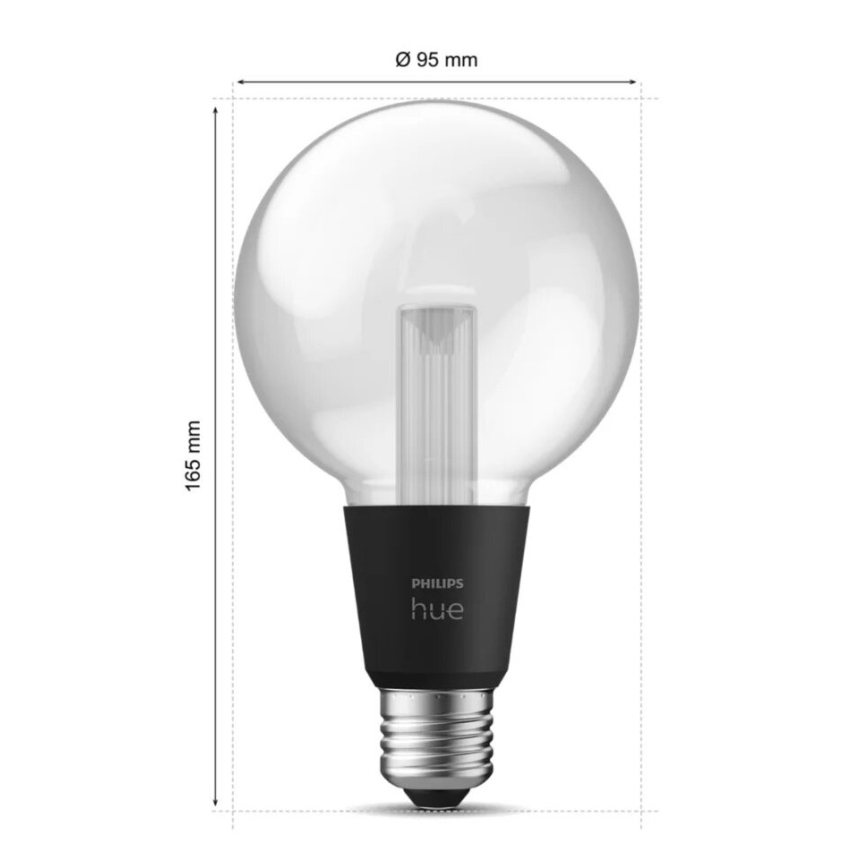 Ampoule à intensité variable LED RGBW Philips Hue White And Color Ambiance E27/6,8W/230V 2000-6500K