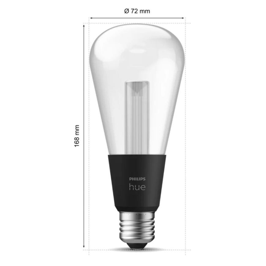 Ampoule à intensité variable LED RGBW Philips Hue White And Color Ambiance E27/6,8W/230V 2000-6500K