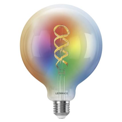 Ampoule à intensité variable LED RGBW SMART+ FILAMENT E27/4,8W/230V 2700-6500K Wi-Fi - Ledvance