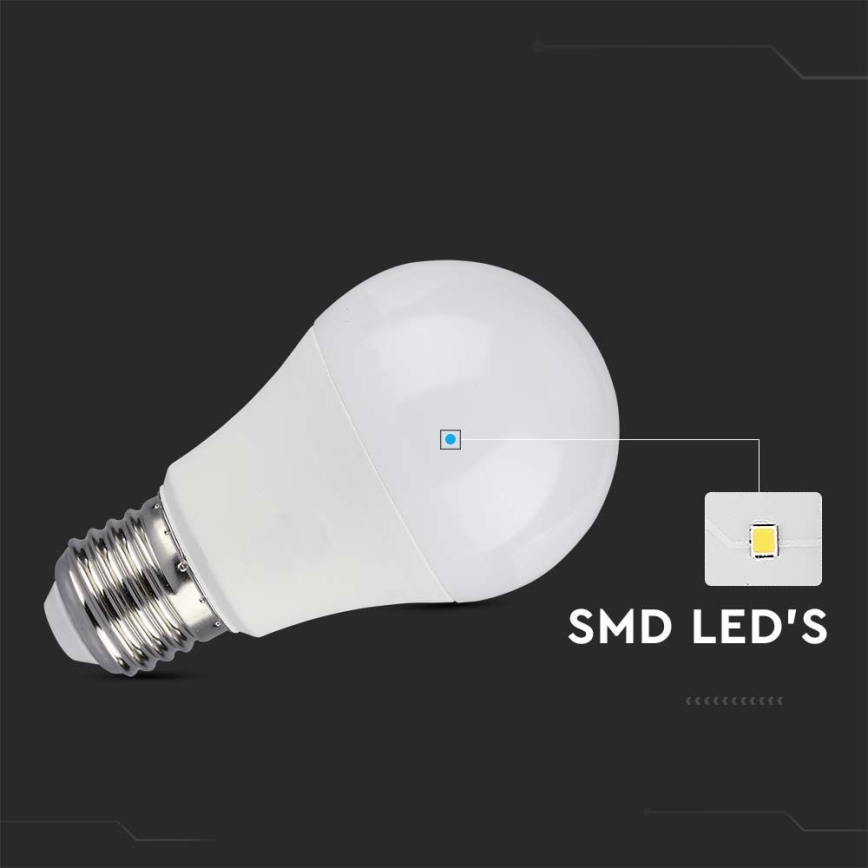 Ampoule à intensité variable LED SAMSUNG CHIP A60 E27/11W/230V 3000K