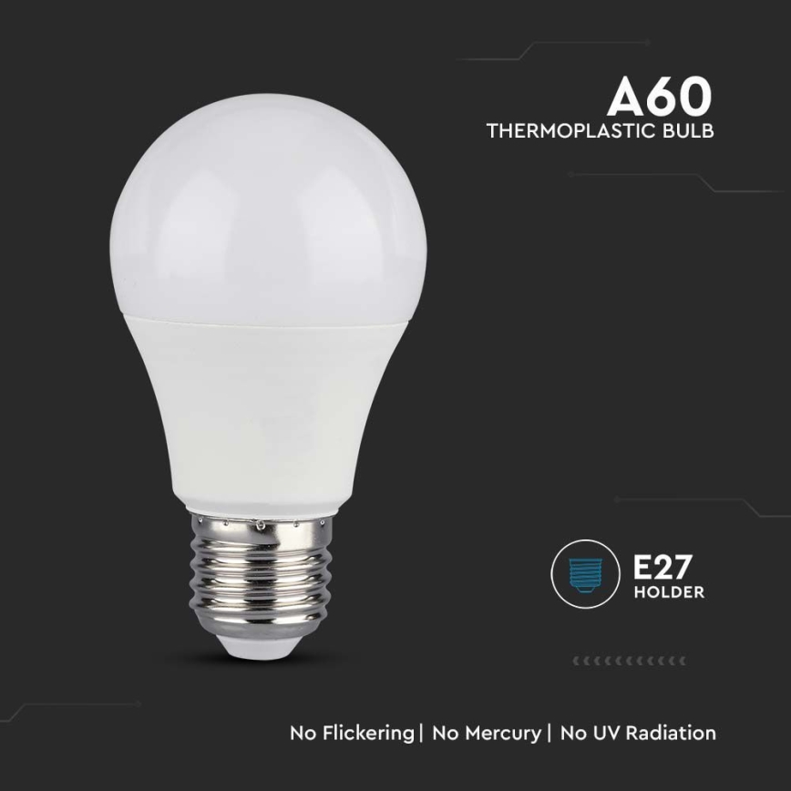 Ampoule à intensité variable LED SAMSUNG CHIP A60 E27/11W/230V 3000K