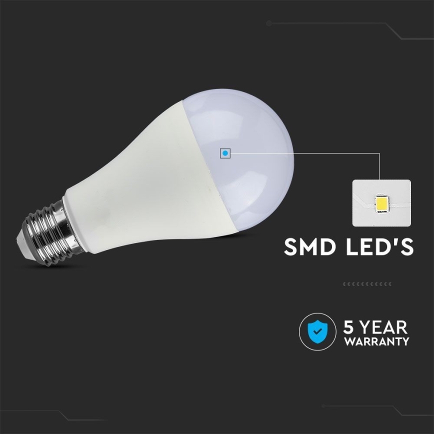 Ampoule à intensité variable LED SAMSUNG CHIP A65 E27/17W/230V 4000K