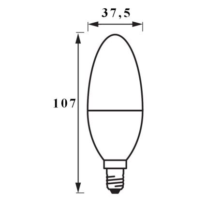 Ampoule à intensité variable LED SMART+ E14/5W/230V 2700K-6500K Wi-Fi - Ledvance