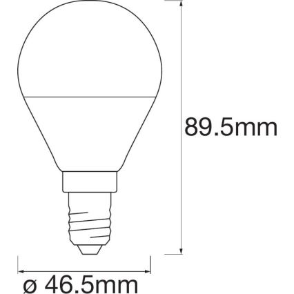 Ampoule à intensité variable LED SMART+ E14/5W/230V 2700K Wi-Fi - Ledvance