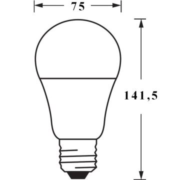 Ampoule à intensité variable LED SMART+ E27/14W/230V 2700K Wi-Fi - Ledvance