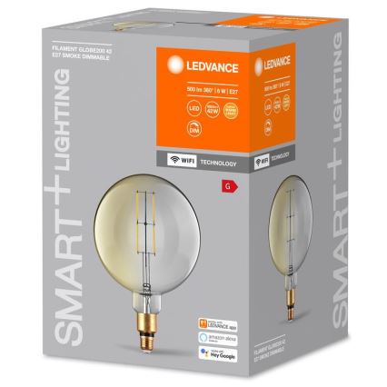 Ampoule à intensité variable LED SMART+ GLOBE G200 E27/6W/230V 2500K Wi-Fi - Ledvance