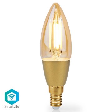 Ampoule à intensité variable LED Smartlife E14/4,9W/230V 1800-3000K Wi-Fi Tuya