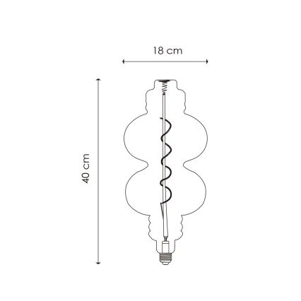 Ampoule à intensité variable LED VINTAGE EDISON E27/4W/230V 2700K CRI 90