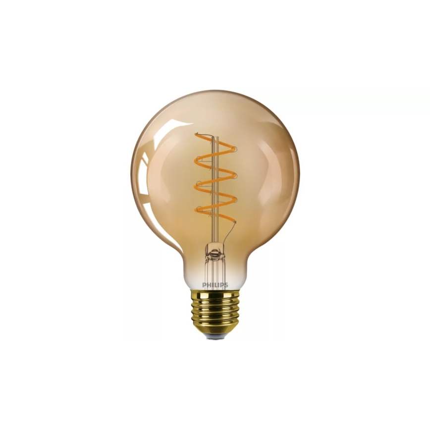Ampoule à intensité variable LED VINTAGE Philips G95 E27/5,5W/230V 2200K