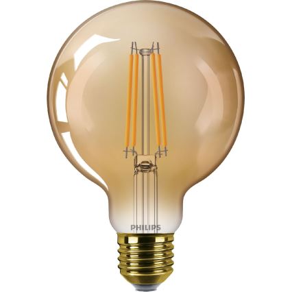 Ampoule à intensité variable LED VINTAGE Philips G95 E27/7W/230V 1800K