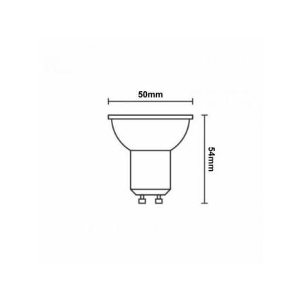 Ampoule céramique LED GU10/9,5W/230V 4000K
