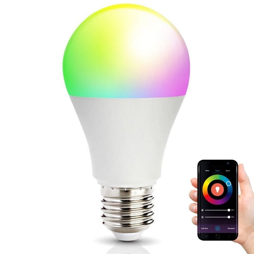 Ampoule connectée à intensité variable LED RGB E27/14W/230V 2700-6500K  Wi-Fi Tuya