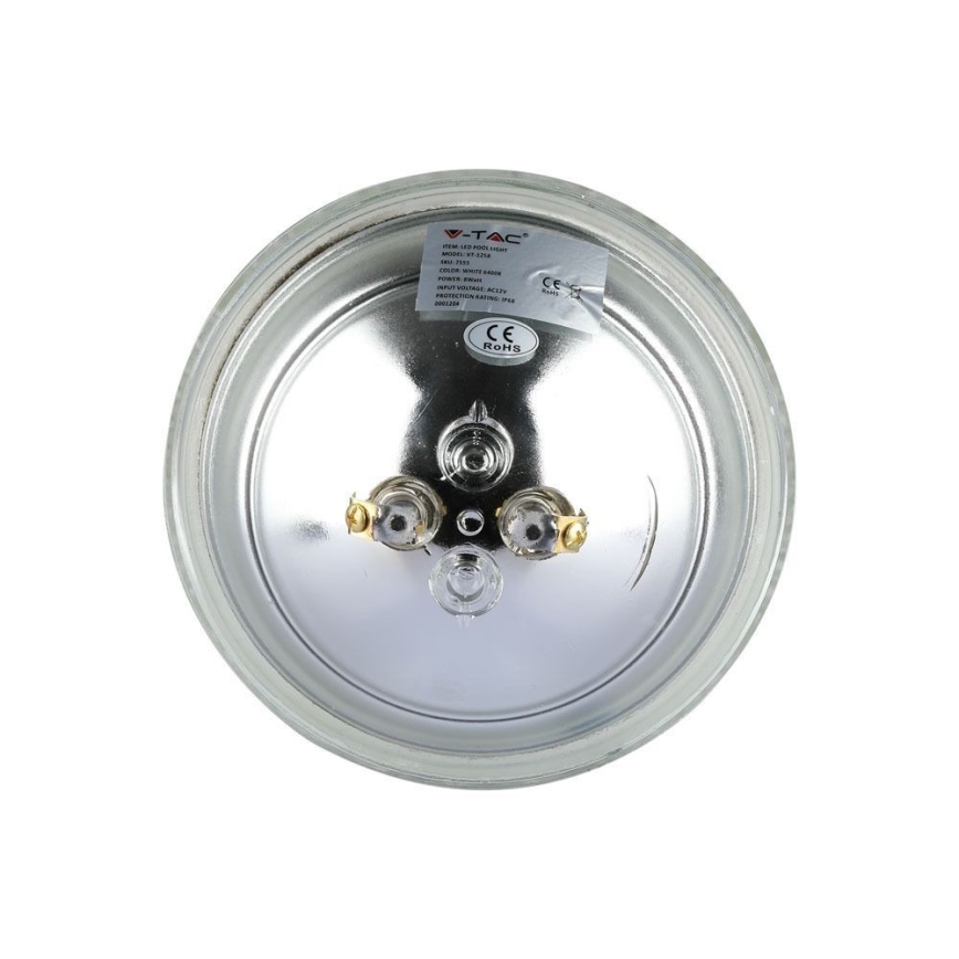 Ampoule de piscine LED/8W/12V IP68 bleue