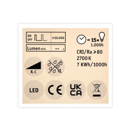 Ampoule de projecteur à intensité variable LED GU5,3/6,5W/12V 2700K - Paulmann 28759