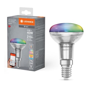 Ampoule de projecteur à intensité variable LED RGBW SMART+ R50 E14/3,3W/230V 2700-6500K Wi-Fi - Ledvance