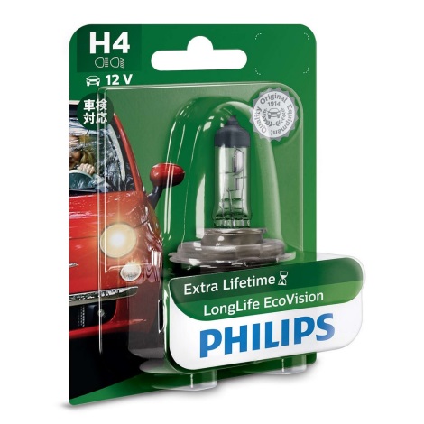 Ampoule halogene h4 philips 12v 55w - Équipement auto