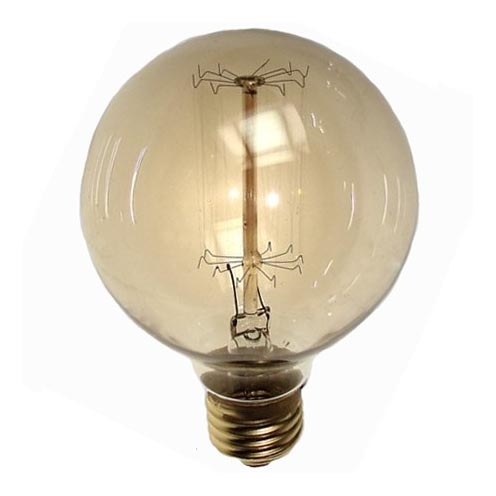 Ampoule décorative industrielle à intensité variable SEGOD G80 E27/40W/230V 3000K