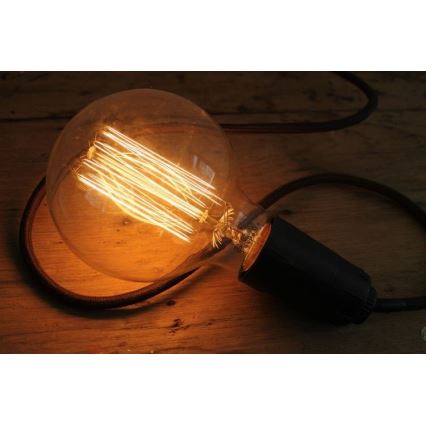 Ampoule décorative industrielle à intensité variable SELRED G125 E27/60W/230V 2200K 120 lm