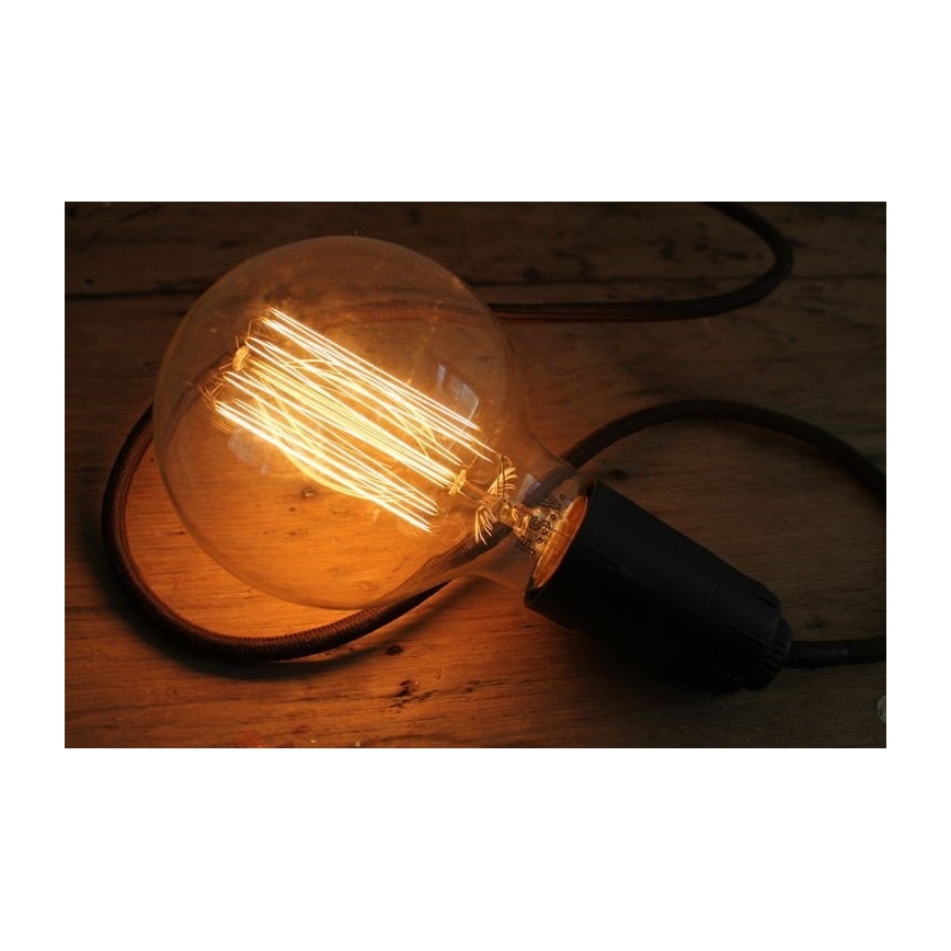 Ampoule décorative industrielle à intensité variable SELRED G125 E27/60W/230V 2200K 120 lm