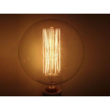 Ampoule décorative industrielle à intensité variable SELRED G125 E27/60W/230V 2200K 120 lm