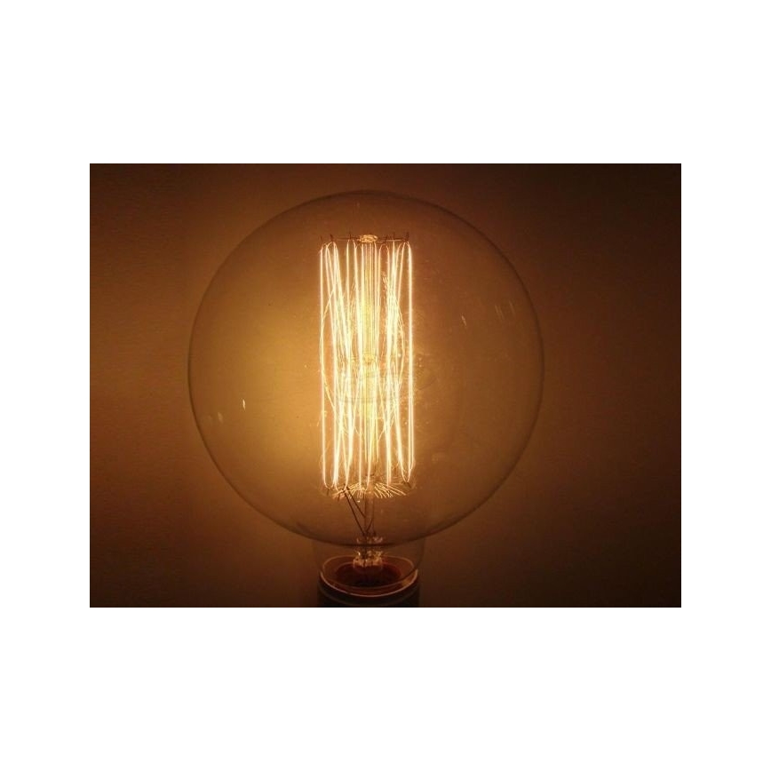 Ampoule décorative industrielle à intensité variable SELRED G125 E27/60W/230V 2200K 120 lm