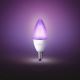 Ampoule dimmable LED RGB Philips Hue WHITE AND COLOR AMBIANCE E14/6W/230V 2200-6500K