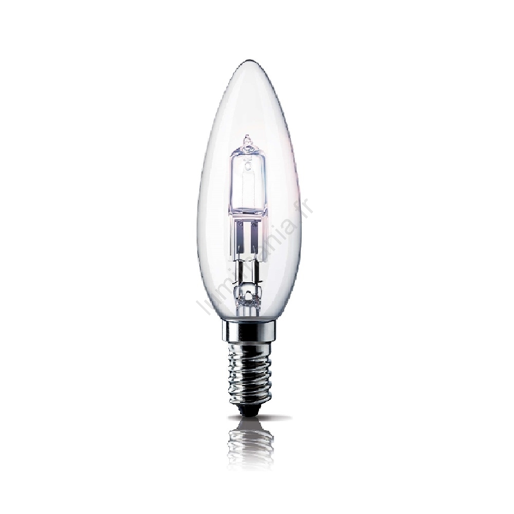Ampoule halogène à intensité modulable Philips E14/28W/230V Lumimania