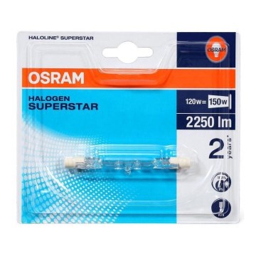 Ampoule halogène HALOLINE R7s/120W/230V 2900K - Osram 75 mm