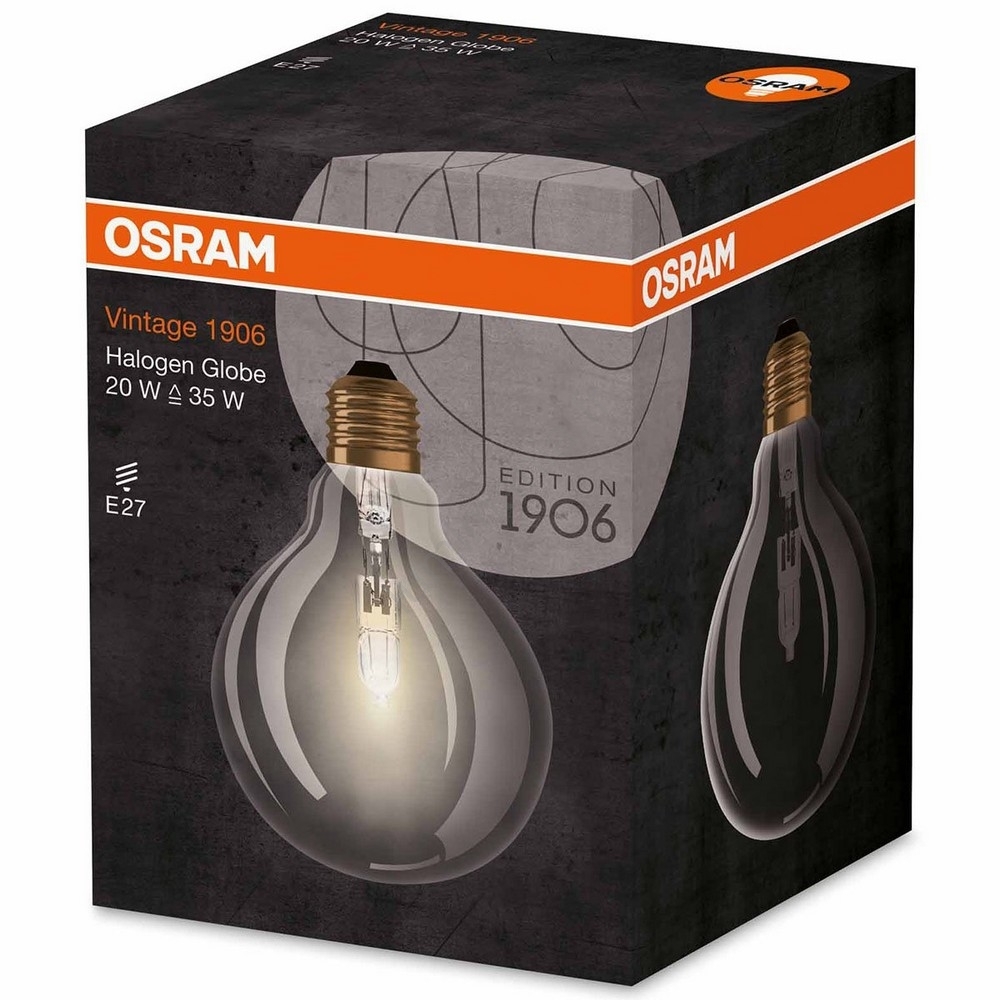 Ampoule halogène VINTAGE E27/20W/230V 2700K Osram Lumimania
